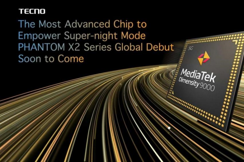 TECNO планирует запуск серии PHANTOM X2 с процессором MediaTek Dimensity 9000 5G